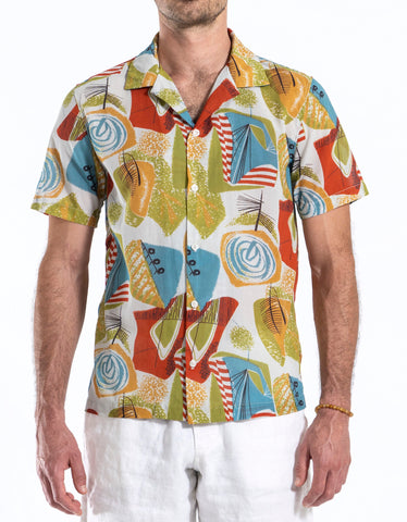 2312 Omar Camp Collar S/SL Shirt 100% Cotton