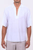 2348 A  White tunic with Collar