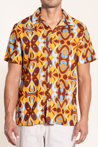 Badou Camp Collar S/SL Shirt -